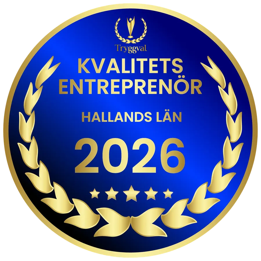 Tryggval Kvalitets Entreprenör, Hallands län 2026